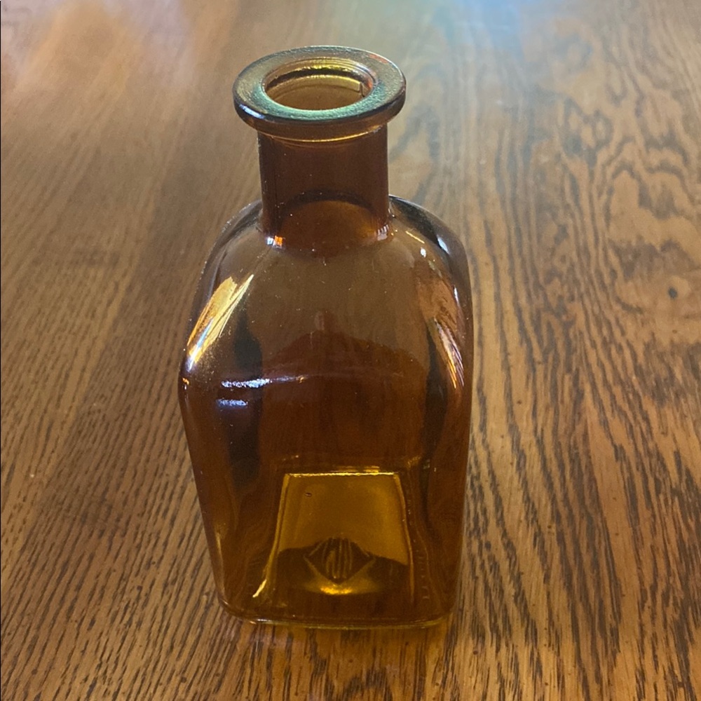 Orange Glass Bottle